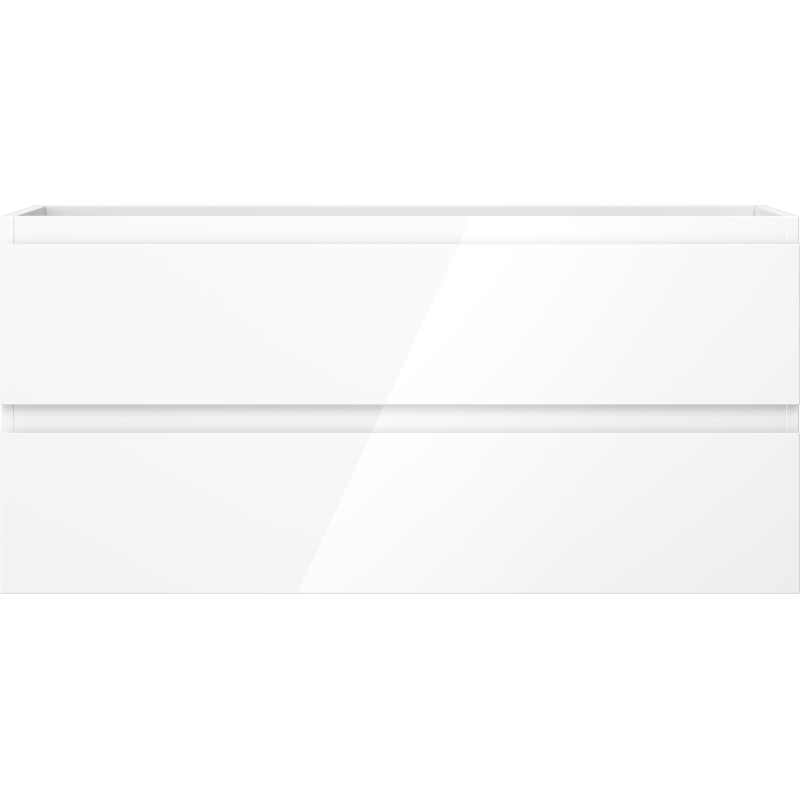 Mexen Orio koupelnová skříňka pod umyvadlo 100 cm, 2 zásuvky, bílý lesk - 91A10-10047-2-BFF00