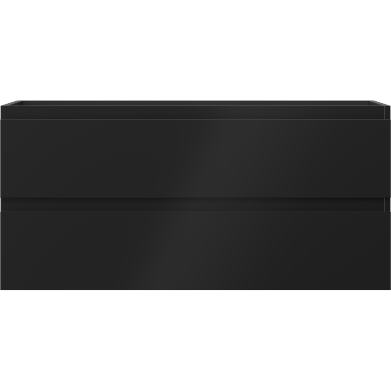 Mexen Orio koupelnová skříňka pod umyvadlo 100 cm, 2 zásuvky, černá mat - 91A10-10047-2-BFF71