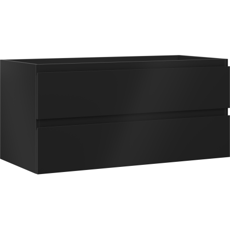 Mexen Orio koupelnová skříňka pod umyvadlo 100 cm, 2 zásuvky, černá mat - 91A10-10047-2-BFF71