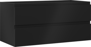 Mexen Orio koupelnová skříňka pod umyvadlo 100 cm, 2 zásuvky, černá mat - 91A10-10047-2-BFF71