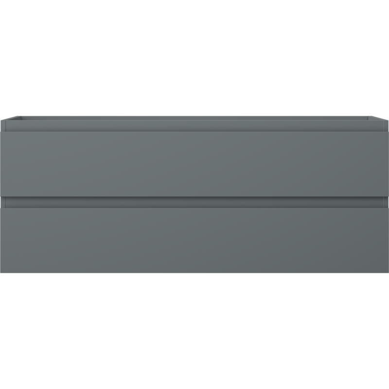 Mexen Orio koupelnová skříňka pod umyvadlo 120 cm, 2 zásuvky, matná grafitová - 91A10-12047-2-BFF66