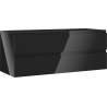 Mexen Orio koupelnová skříňka pod umyvadlo 120 cm, 2 zásuvky, černý lesk - 91A10-12047-2-BFF70