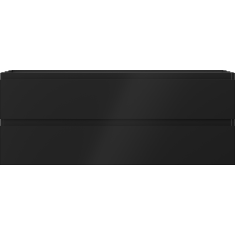 Mexen Orio koupelnová skříňka pod umyvadlo 120 cm, 2 zásuvky, černá mat - 91A10-12047-2-BFF71