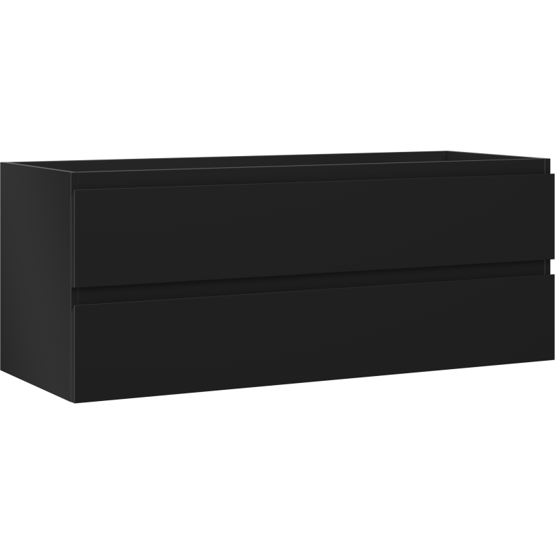 Mexen Orio koupelnová skříňka pod umyvadlo 120 cm, 2 zásuvky, černá mat - 91A10-12047-2-BFF71