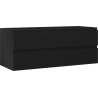 Mexen Orio koupelnová skříňka pod umyvadlo 120 cm, 2 zásuvky, černá mat - 91A10-12047-2-BFF71