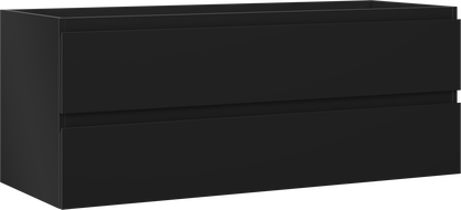 Mexen Orio koupelnová skříňka pod umyvadlo 120 cm, 2 zásuvky, černá mat - 91A10-12047-2-BFF71