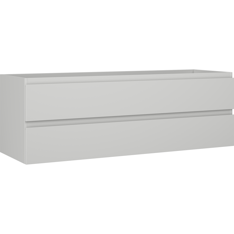 Mexen Orio koupelnová skříňka pod umyvadlo 140 cm, 2 zásuvky, šedá mat - 91A10-14047-2-BFF62