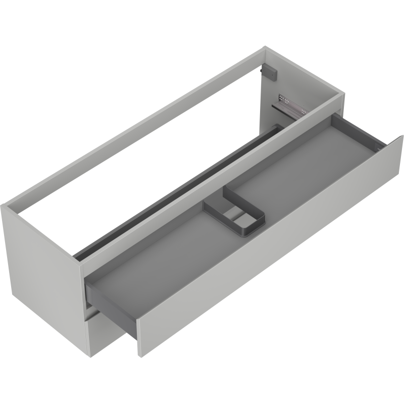 Mexen Orio koupelnová skříňka pod umyvadlo 140 cm, 2 zásuvky, šedá mat - 91A10-14047-2-BFF62