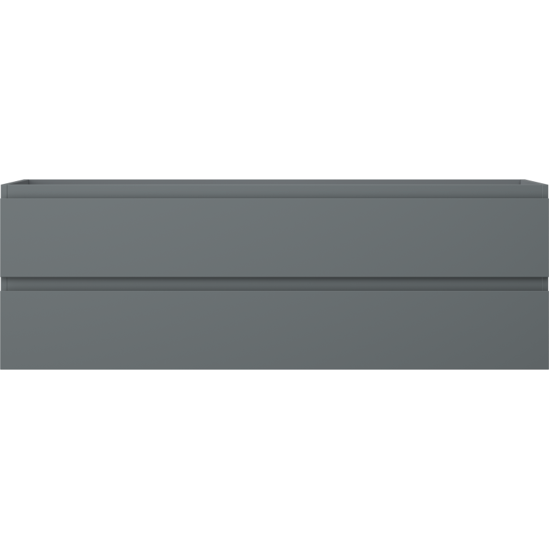 Mexen Orio koupelnová skříňka pod umyvadlo 140 cm, 2 zásuvky, grafit mat - 91A10-14047-2-BFF66