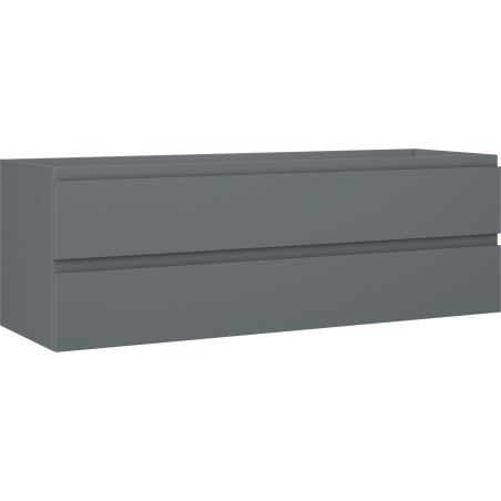 Mexen Orio koupelnová skříňka pod umyvadlo 140 cm, 2 zásuvky, grafit mat - 91A10-14047-2-BFF66