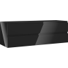 Mexen Orio koupelnová skříňka pod umyvadlo 140 cm, 2 zásuvky, černý lesk - 91A10-14047-2-BFF70