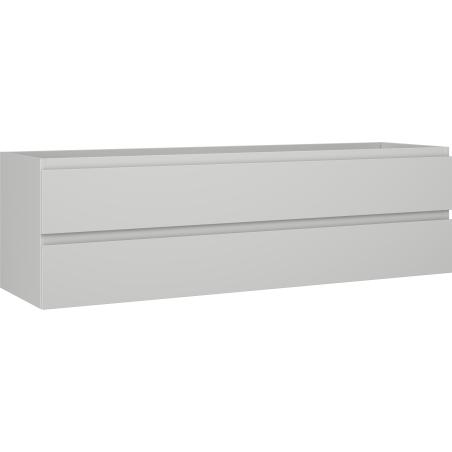 Mexen Orio koupelnová skříňka pod umyvadlo 160 cm, 2 zásuvky, šedá matná - 91A10-16047-2-BFF62