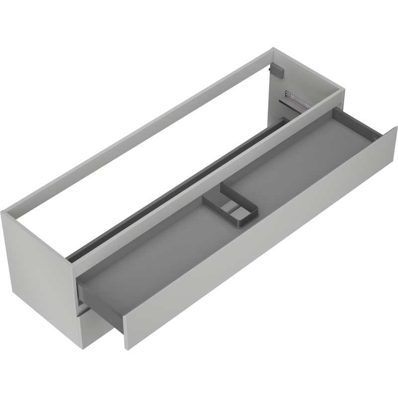 Mexen Orio koupelnová skříňka pod umyvadlo 160 cm, 2 zásuvky, šedá matná - 91A10-16047-2-BFF62
