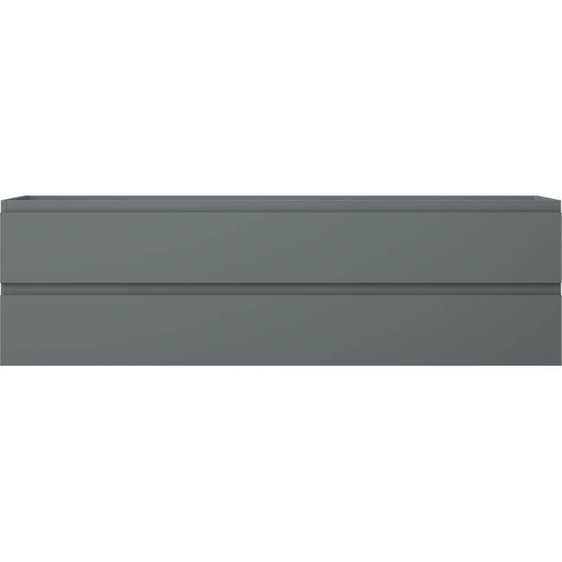 Mexen Orio koupelnová skříňka pod umyvadlo 160 cm, 2 zásuvky, grafit mat - 91A10-16047-2-BFF66