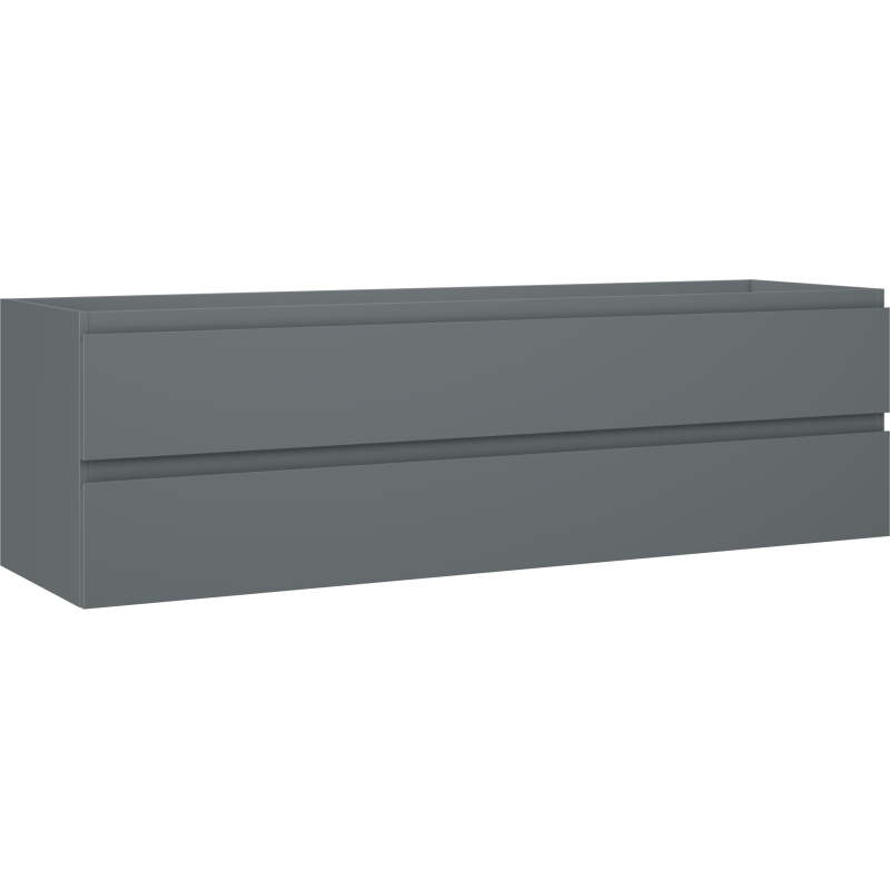 Mexen Orio koupelnová skříňka pod umyvadlo 160 cm, 2 zásuvky, grafit mat - 91A10-16047-2-BFF66