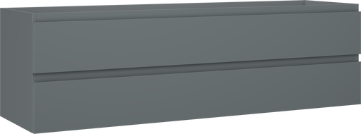 Mexen Orio koupelnová skříňka pod umyvadlo 160 cm, 2 zásuvky, grafit mat - 91A10-16047-2-BFF66