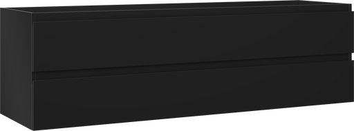 Mexen Orio koupelnová skříňka pod umyvadlo 160 cm, 2 zásuvky, černá matná - 91A10-16047-2-BFF71