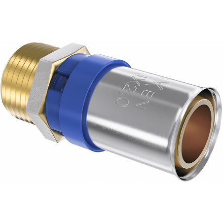 Mexen PEX-P lisovací spojka, redukce PEX 25 x 3/4 GZ - W97123-2534M-00