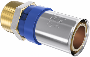 Mexen PEX-P lisovací spojka, redukce PEX 25 x 3/4 GZ - W97123-2534M-00