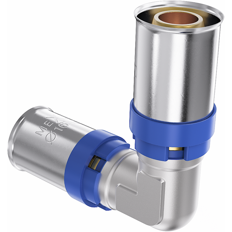 Mexen PEX-P lisované koleno, lisované PEX 25 x 25 - W97124-2525-00