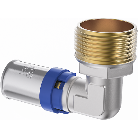 Mexen PEX-P lisovací koleno, lisovaný PEX 20 x 3/4 GZ - W97127-2034M-00