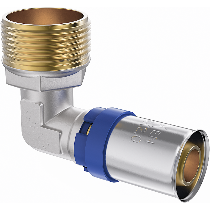 Mexen PEX-P lisované koleno, lisovatelné PEX 25 x 3/4 GZ - W97127-2534M-00