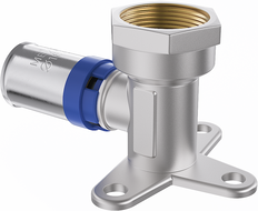 Mexen PEX-P nástěnné lisovací koleno s nožičkou, lisované PEX 16 x 1/2 GW - W97128-1612F-00