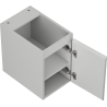 Mexen Orio Badezimmer-Unterschrank 30 cm, 1 Tür, Grau matt - 91A11-03047-1-BF62
