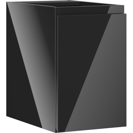 Mexen Orio koupelnová skříňka pod umyvadlo 30 cm, 1 dvířka, černý lesk - 91A11-03047-1-BF70