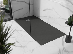 Mexen Stone+ obdélníková kompozitní sprchová vanička 160 x 70 cm, antracit - 44717016