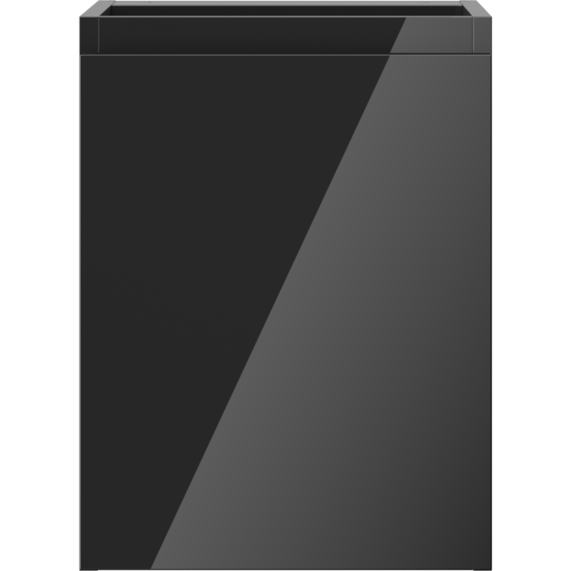 Mexen Orio koupelnová skříňka pod umyvadlo 35 cm, 1 dveře, černý lesk - 91A11-03547-1-BF70