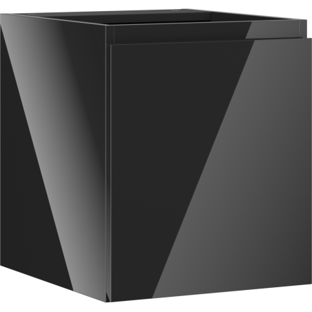 Mexen Orio koupelnová skříňka pod umyvadlo 40 cm, 1 dveře, černý lesk - 91A11-04047-1-BF70
