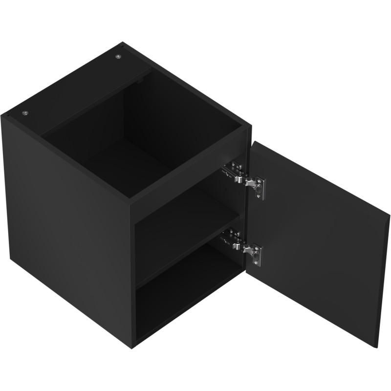 Mexen Orio koupelnová skříňka pod umyvadlo 40 cm, 1 dvířka, matná černá - 91A11-04047-1-BF71