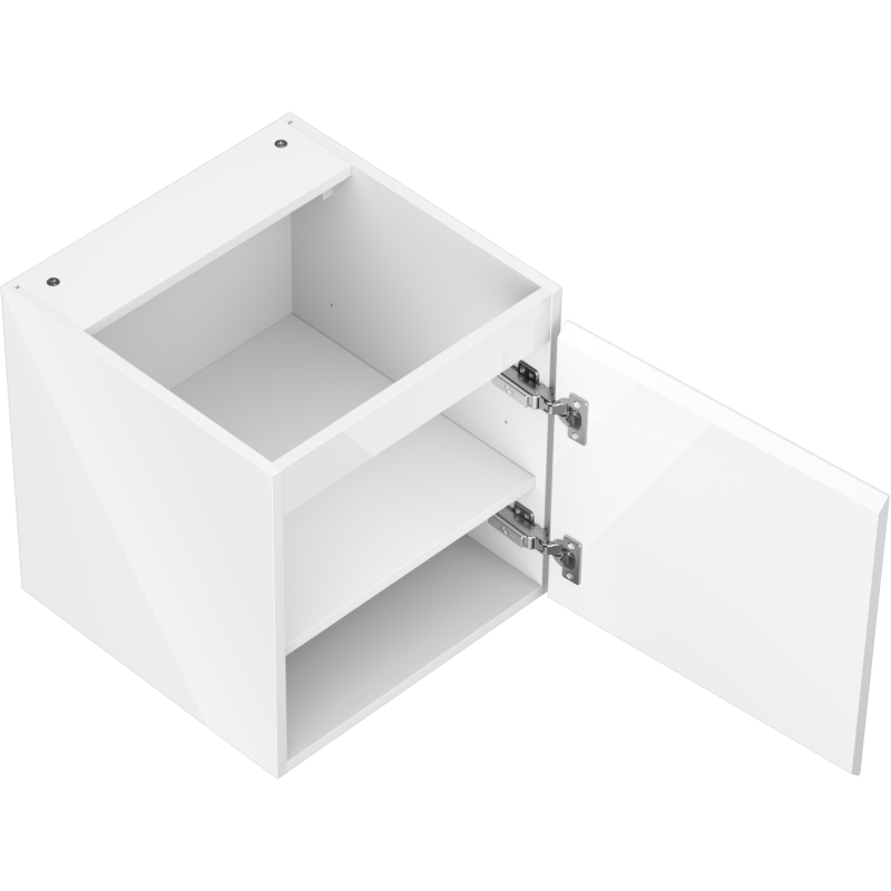 Mexen Orio koupelnová skříňka pod umyvadlo 45 cm, 1 dvířka, bílý lesk - 91A11-04547-1-BF00