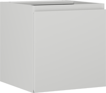 Mexen Orio koupelnová skříňka pod umyvadlo 45 cm, 1 dveře, šedá mat - 91A11-04547-1-BF62