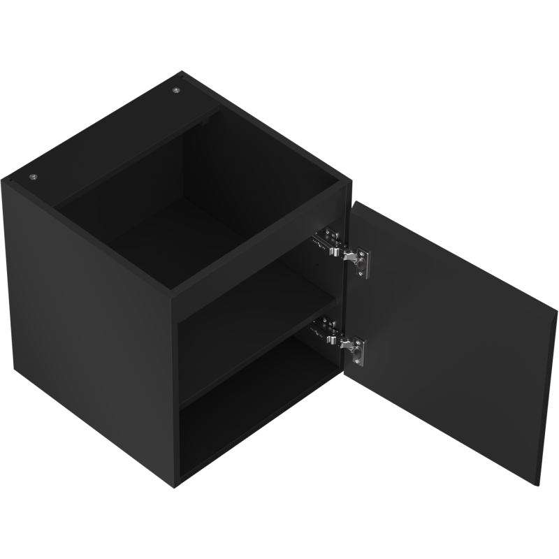 Mexen Orio koupelnová skříňka pod umyvadlo 45 cm, 1 dveře, černá matná - 91A11-04547-1-BF71