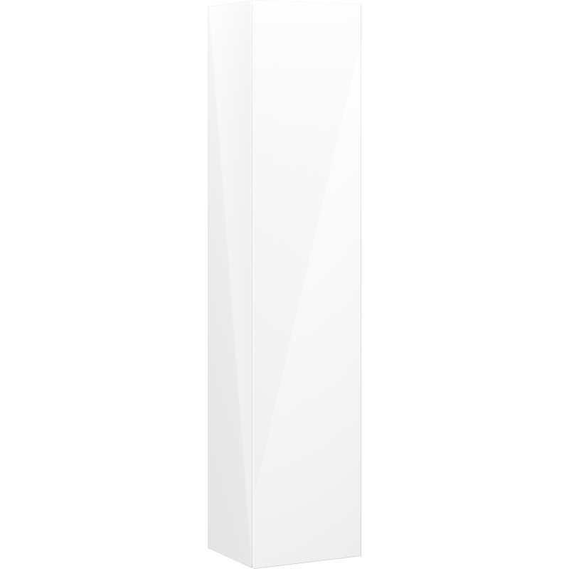 Mexen Orio koupelnový sloupek 35 cm, 1 dveře, bílý lesk - 91A11-03016-1-BF00
