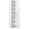 Mexen Orio koupelnový sloupek 35 cm, 1 dveře, bílý lesk - 91A11-03016-1-BF00
