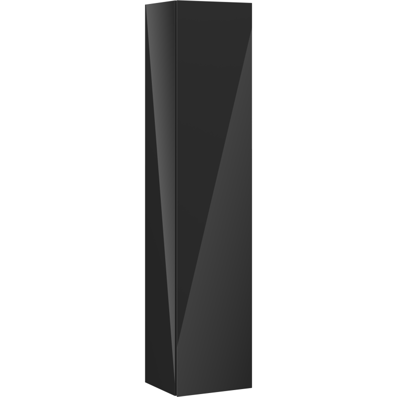 Mexen Orio koupelnová skříňka 35 cm, 1 dveře, černý lesk - 91A11-03016-1-BF70