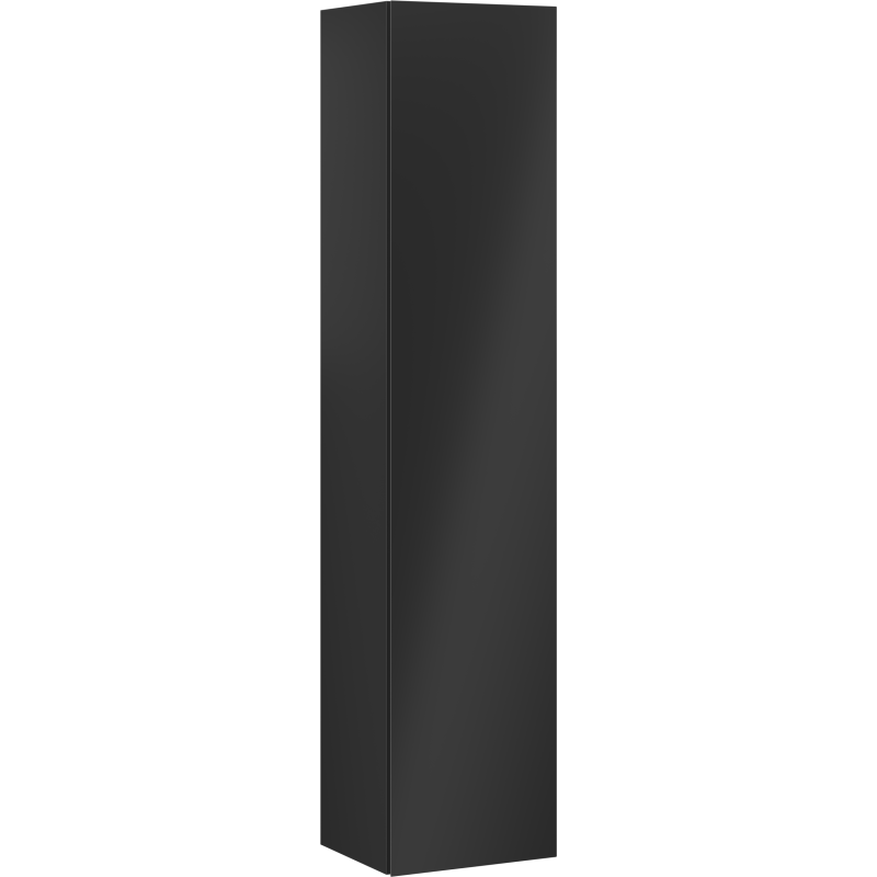 Mexen Orio koupelnový sloupek 35 cm, 1 dveře, černý mat - 91A11-03016-1-BF71