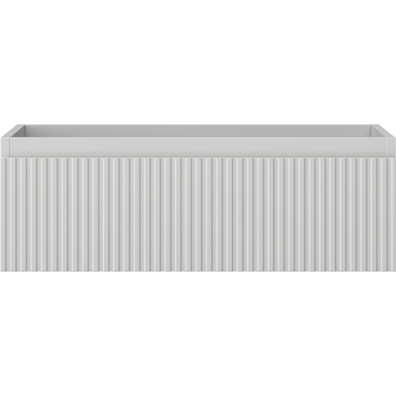 Mexen Rivel koupelnová skříňka pod umyvadlo 70 cm, 1 zásuvka, drážkovaná, šedá mat - 91A20-07023-1-BF62