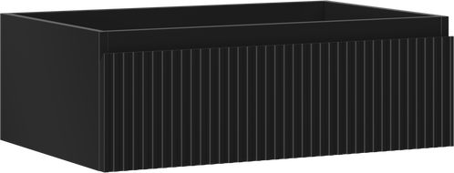 Mexen Rivel koupelnová skříňka pod umyvadlo 70 cm, 1 zásuvka, s drážkami, grafit mat - 91A20-07023-1-BF71