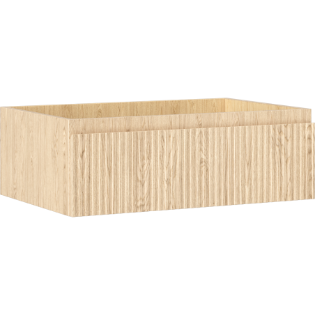 Mexen Rivel koupelnová skříňka pod umyvadlo 70 cm, 1 zásuvka, drážkovaná, dub - 91A20-07023-1-BF81