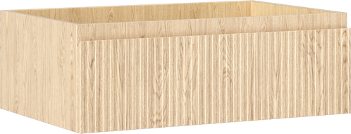 Mexen Rivel koupelnová skříňka pod umyvadlo 70 cm, 1 zásuvka, drážkovaná, dub - 91A20-07023-1-BF81