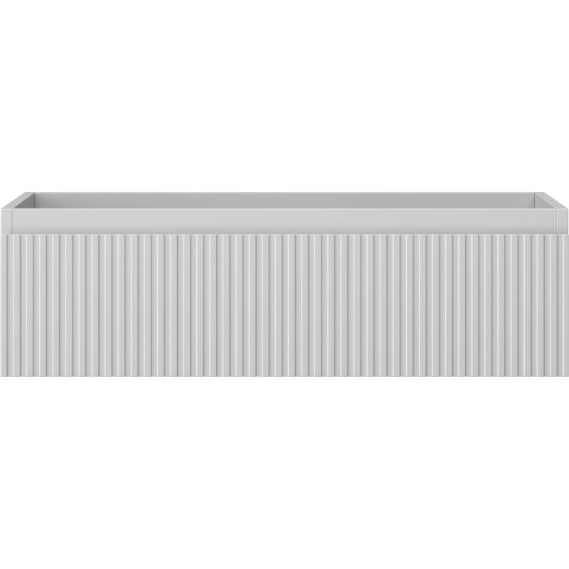 Mexen Rivel koupelnová skříňka pod umyvadlo 80 cm, 1 zásuvka, drážkovaná, šedá mat - 91A20-08023-1-BF62