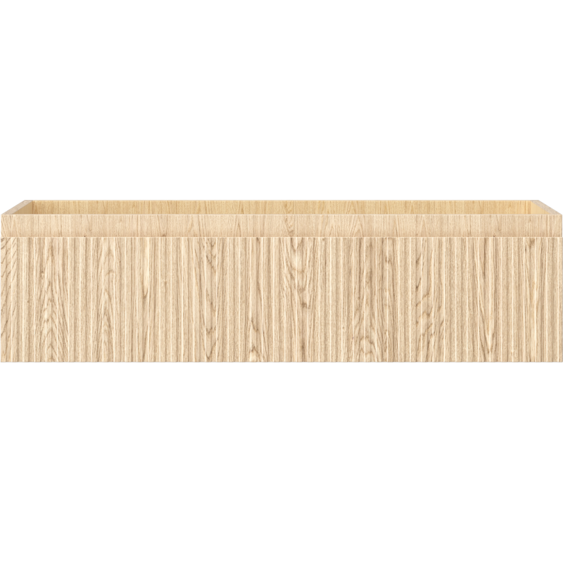 Mexen Rivel koupelnová skříňka pod umyvadlo 90 cm, 1 zásuvka, drážkovaná, dub - 91A20-09023-1-BF81