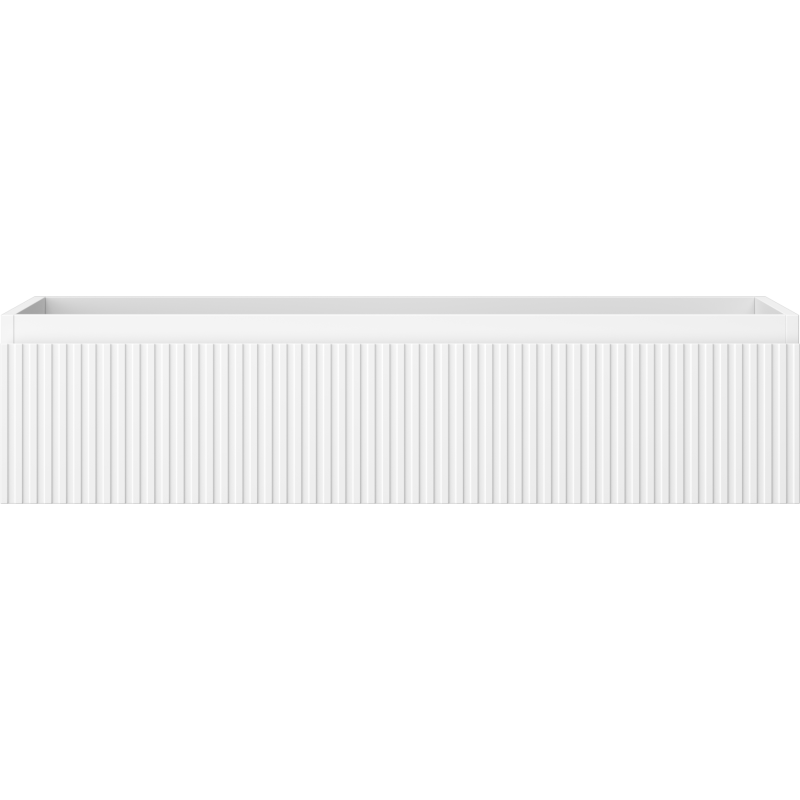 Mexen Rivel koupelnová skříňka pod umyvadlo 100 cm, 1 zásuvka, drážkovaná, bílá matná - 91A20-10023-1-BF01