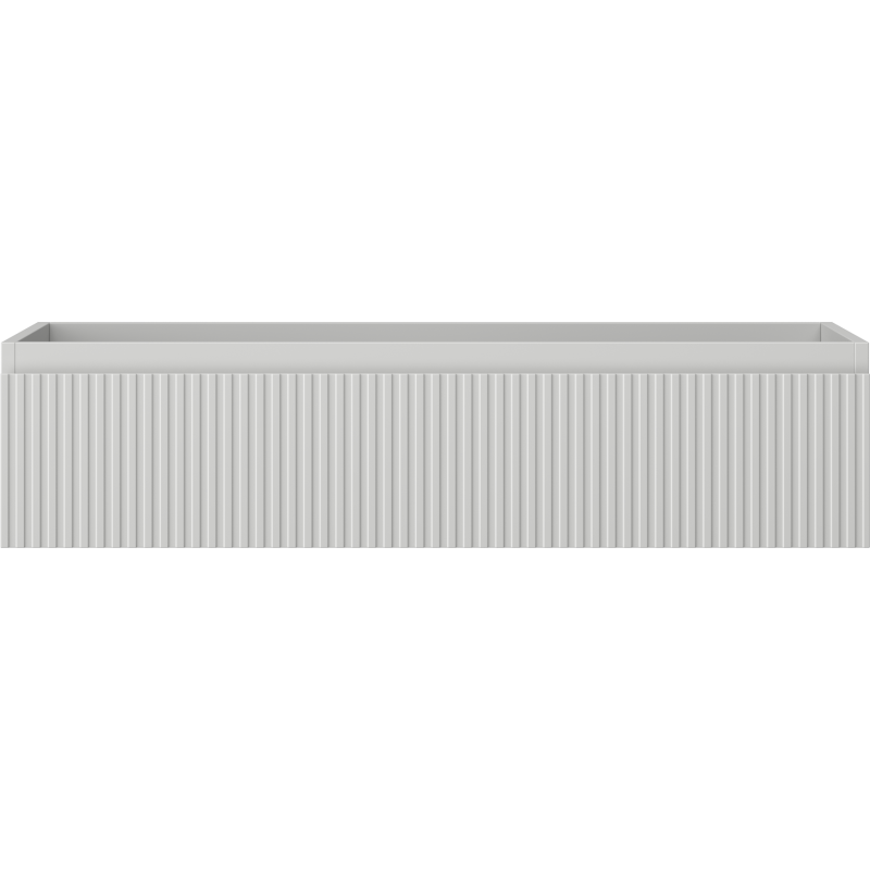 Mexen Rivel koupelnová skříňka pod umyvadlo 100 cm, 1 zásuvka, vroubkovaná, šedá mat - 91A20-10023-1-BF62