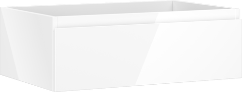 Mexen Orio koupelnová skříňka pod umyvadlo 70 cm, 1 zásuvka, bílý lesk - 91A10-07023-1-BF00