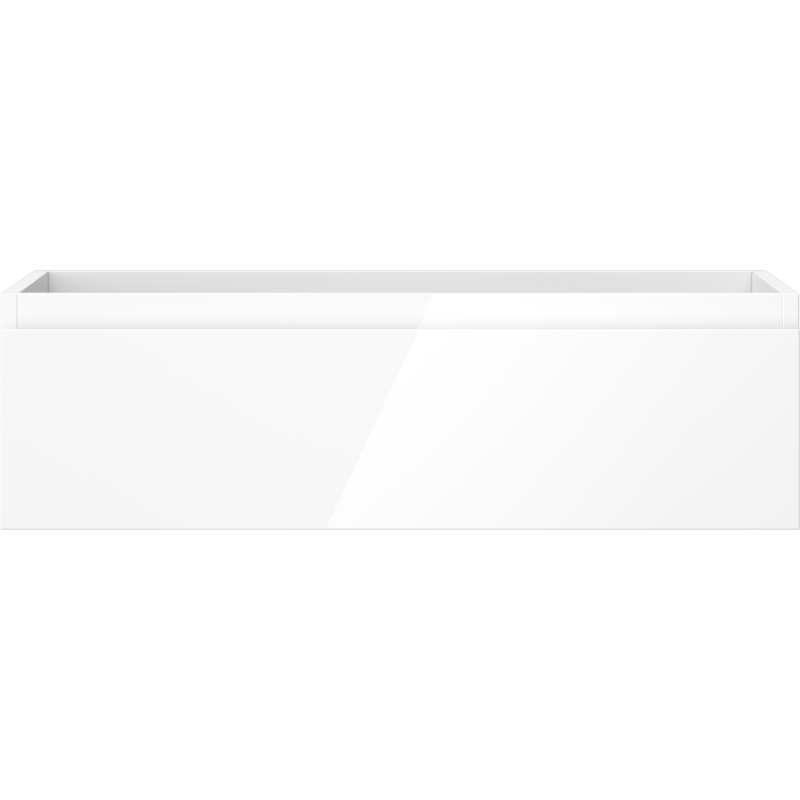 Mexen Orio koupelnová skříňka pod umyvadlo 80 cm, 1 zásuvka, bílý lesk - 91A10-08023-1-BF00